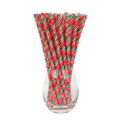 China Eco-friendly Customized Take Away Disposable Plastic Drinking Straws Assorted Colors Striped 100% Eco Friendly Paper Straws for sale
