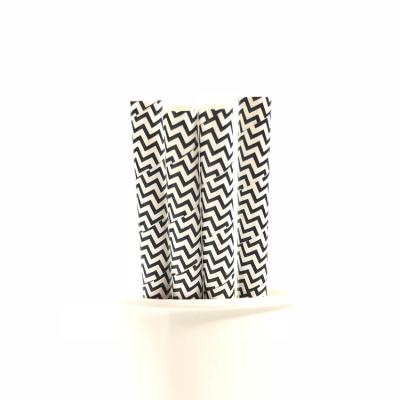 China Customized Disposable Straws Eco-Friendly Logo Biodegradable Eco Friendly Take Away Drinking Bubble Tea Boba Wrapping Paper Straw for sale