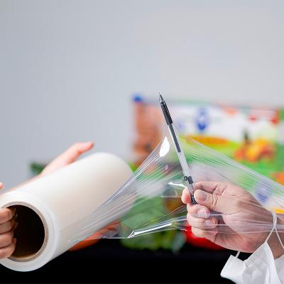China Moisture Proof PVC Cling Film For Food Wrap China Industry Top 5 Supplier Food Grade 9~20 Micron PVC Cling Film Biodegradable Plastic Wrap for sale