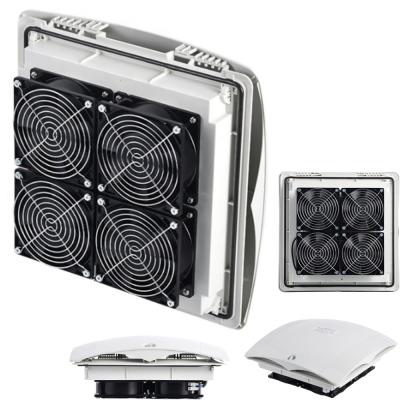 China Garment Shops Panel Cabinet Factory Direct Supply IP54 Ventilation Enclosure Top Roof Fan for sale