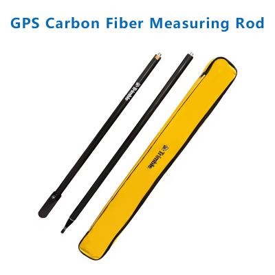 China Zgąbką GPS RTK 2M Słupki geodezyjne z włókna węglowego GPS z 2 sekcjami z logo Uniwersalny pręt centrujący do tyczki GPS for sale