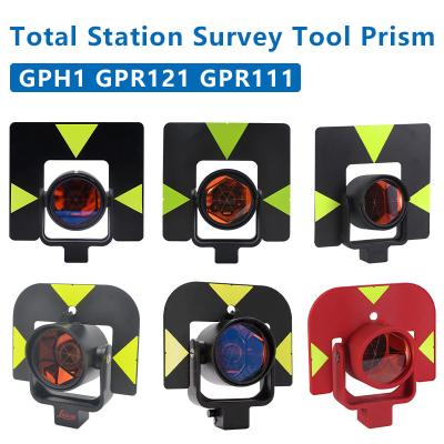China GPR111GPH1 GPR121 Single Prism for LeicCa Total Stations Prism Surveying Instrument Offset 0mm Constant With Soft Bag for sale