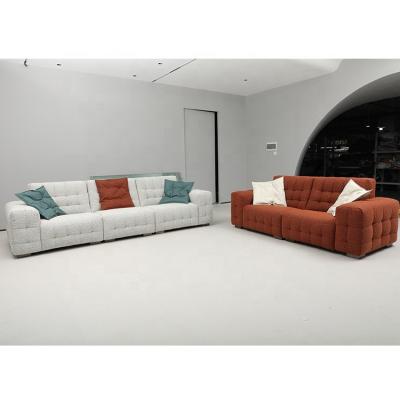 Cina American Modern Design Convertible Sofa Set For Sale Living Room Furniture Leather Sofa Set 3 Seater in vendita