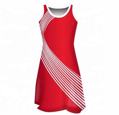 China SKIRTS Mesh Breathable Girls Sports Tennis Wear Skirts Custom Design Quick Dry Dress Netball Fabrics Women Tennis Dress Low MOQ for sale