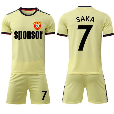 China High Quality Football Tank Top Moisture Wicking Full Set Fabric Soccer Wear 3D Quick Dry Sublimated Professional Uniform for sale