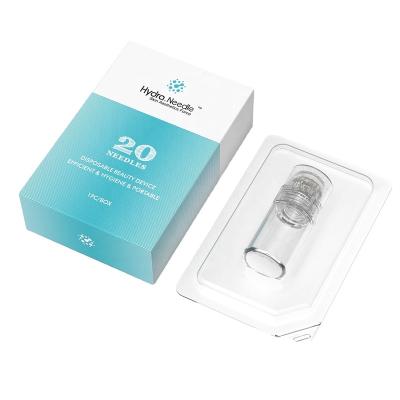 China Hydra Needle HN20 gold derma stamp 20 pin titanium microneedling anti-puffiness and personal care beauty tools for sale