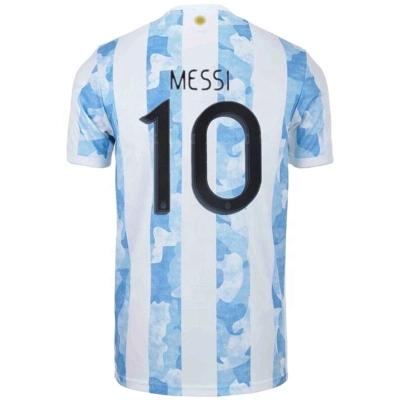 China 2022 Argentina quick dry soccer jersey shirts use football uniform camisas de futebol shirts for sale