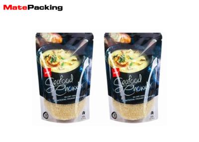 China Bolsos del sellado caliente de Mylar de la réplica, impresión de encargo de empaquetado de las bolsas Microwavable del arroz en venta