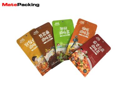 China Resistentes des alta temperatura del bolso de la bolsa de la réplica de la impresión de Customizd se levantan el tipo para la salsa en venta