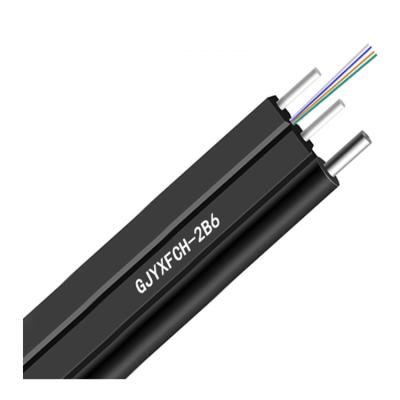 China Access Network Butterfly Fiber Optic Drop Cable Outdoor/Indoor Ftth Cable Gjyxch/Gjxh/Gjyxfch for sale
