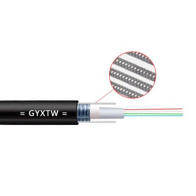 China Duct 2/4/6/8/12/16/24 Core Single Mode Outdoor Armored Gyxtw Fiber Optic Cable Price Per Meter for sale