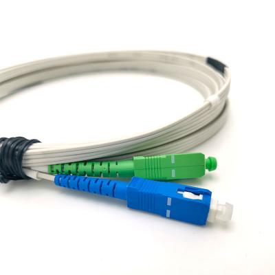 China FTTN Sc/upc Sc/apc Fiber Optic Cable Patch Cord Jumper Ftth Outdoor Drop Cable G657a for sale