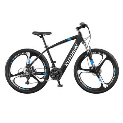China Steel Modern Electric Bike 21 Speed 26 Inch Adult Bicycle Electric Mountain Bike Steel Frame for sale