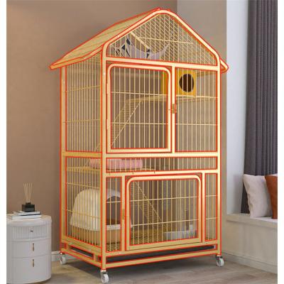 China Stocked Amazon product large cat cage pet house pet cat condo for sale