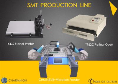 China PCB Assembly Line , Batch Production SMT Pick And Place Equipment , Surface Mount Technology for sale