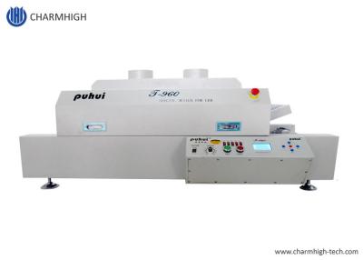 Chine Four infrarouge de ré-écoulement de SMT d'air chaud de T960 LED 4.5kw, soudure de 960mm*300mm LED BGA SMD à vendre