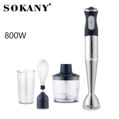 China Zogifts SOKANY 800W DC Speed Control Multi-Function Stick Blender Multifunctional Hand Mixer Food Blender Hand Blender Set for sale