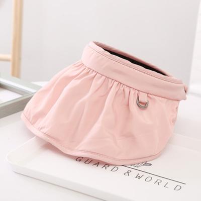 China Sun Protection Kids Solid Color Summer Empty Top With Large Sun Shade Adult Breathable Sunshade Hat C229 for sale