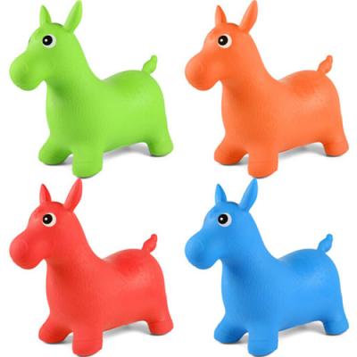 China Aluminum Foil/PVC Jumping Toys Length 34cm Height 27.5cm/Kids Hopper Plastic Animal Bouncy Bouncer for sale