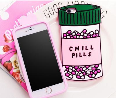 China Chill pills love options silicone Case For iPhone 4 5s 6 plus 7 s5 s4 S6 S7 NOTE 7 3 5 for sale
