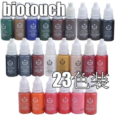 Chine Encre de tatouage de colorant de Biotouch Eyeline de sécurité 23 encres de tatouage de couleurs/maquillage à vendre