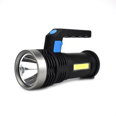 China Outdoor Emergency Search Lights Strong Light Household Flashlight Rechargeable Portable Tactical Lamp for sale
