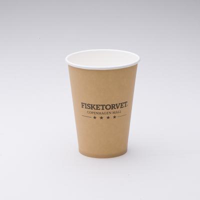 China Custom Logo Printed Eco Friendly High Quality Disposable Anti Scald Disposable Single Wall Paper Cup 16oz for sale