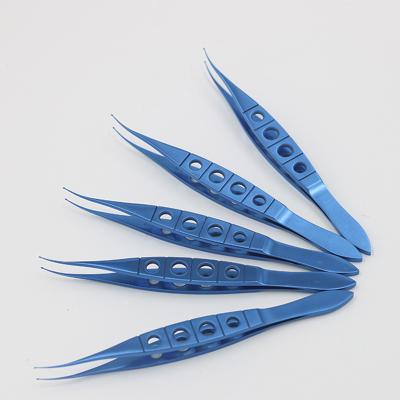China Reusable Medical Surgery Instruments 108mm Tweezers Long Channel LASIK Forceps LASIK for sale