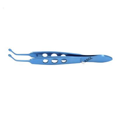 China Reusable Surgery Instruments Compressing Lid Forceps Total Length 102mm for sale