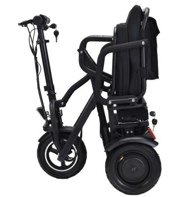 China Easily Motion Plane Approved Fast Travel Drive 50ah 75ah Reverse Speed Three Wheel Mobility Scooter for sale