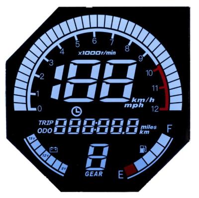 China Customized Negative Transmissive 7 Segment VA LCD Display For Digital Product for sale