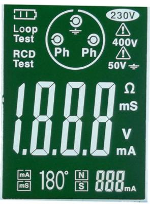 China Positive Transmissive TN Segment LCD Display à venda