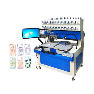China Rubber Patch Making Machine PVC Logo Patch Machine 24 kleuren met computer Te koop
