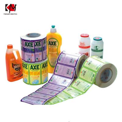 China Waterproof Custom Roll Printing Labels Roll Stickers Label Printing Paper Labels for sale