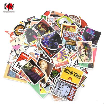 China Waterproof+Eco-friendly Factory Price Customized Waterproof Stickers For Car Laptop Notebook for sale