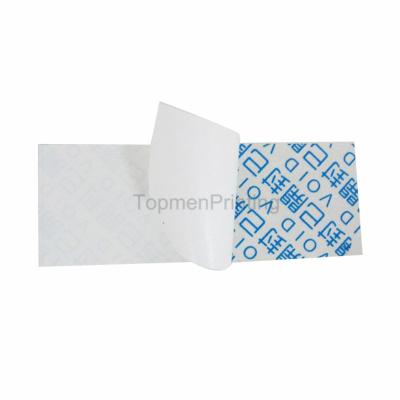 China Holographic Security Hologram Sticker Tamper Evident Warranty Vacuum Sticker Label Security Void Tape for sale