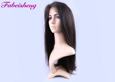 Chine Perruques de dentelle de cheveux brésiliens de densité de 130% pleines avec les cheveux #1, de bébé couleur #2 à vendre