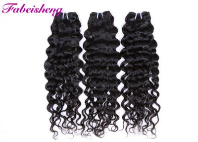China Smooth 100% Virgin Peruvian Curly Hair Bundles / Italian Wave for sale