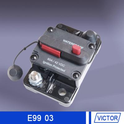 China Push button reset circuit breaker 30 amp 50 amp 12volt for marine engine compartments for sale