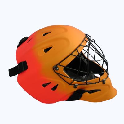 China ABS buy custom floorball helmet with paint color simple design youth new popular floorball goalie helmet for sale for sale