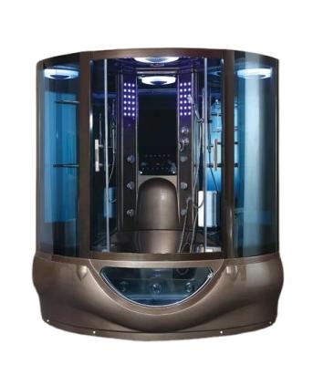 China 2021 Computer Control Panel Massage Bath Shower Steam Sauna Room Enclosure Steam Shower Cabin for sale