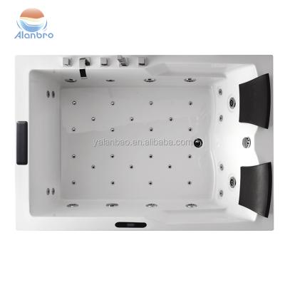 China Luxury Embedded Computer Control Whirlpool Massage Bathtub With 12inch TV Automatic Indoor Bathtub BC667 for sale