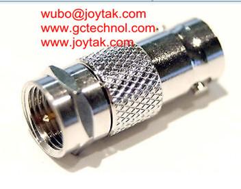 Chine Femelle coaxiale de l'adaptateur BNC d'adaptateur coaxial au connecteur masculin de télévision en circuit fermé de F/BNCF.FM.01 à vendre