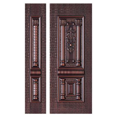 China High quality and low price waterproof embossed metal door skin cast aluminum steel door skin for sale