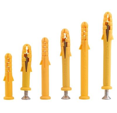 China China frame fixing wall socket steel nylon anchor with single wing screw increasing plastic tornillo for sale