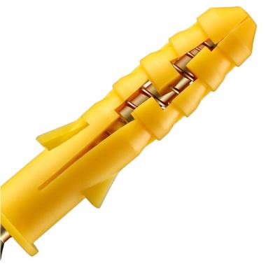 China Steel Wall Plug Anchor With Single Wing Screw Raising Plastic Porcelain Anchors for sale