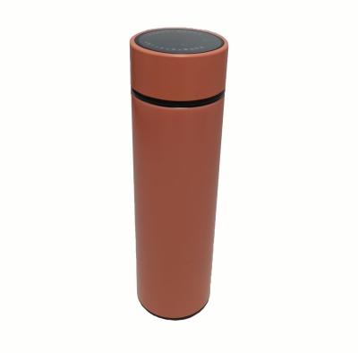 China Fashion Stainless Steel PORTABLE Drinking Water Bottle 16oz Black Matte Cold Cups Straight Tumbler Cups for sale