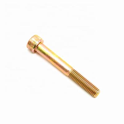 China M1.6 Cheese On Blue Hot Dipped Galvanized Yellow M48 Hex Socket Head Screws for sale
