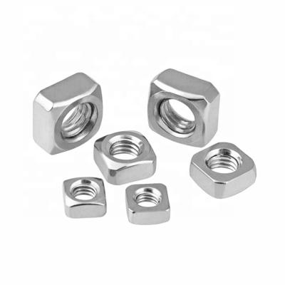China Health Care Factory Custom Machining Square Zip Stainless Steel DIN 557 Nut for sale
