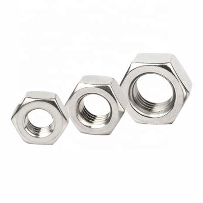 China Heavy Industry A4-80 DIN 934 Stainless Steel Metric Size M6 SS Hex Nut for sale